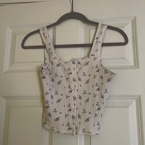 Floral tank top